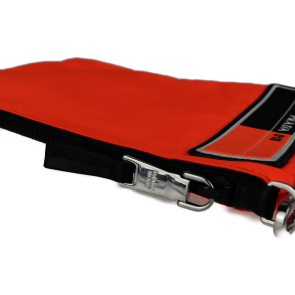 PRADA Prada clutch bag 2NH006 nylon orange rubber tag - Picture 7 of 9